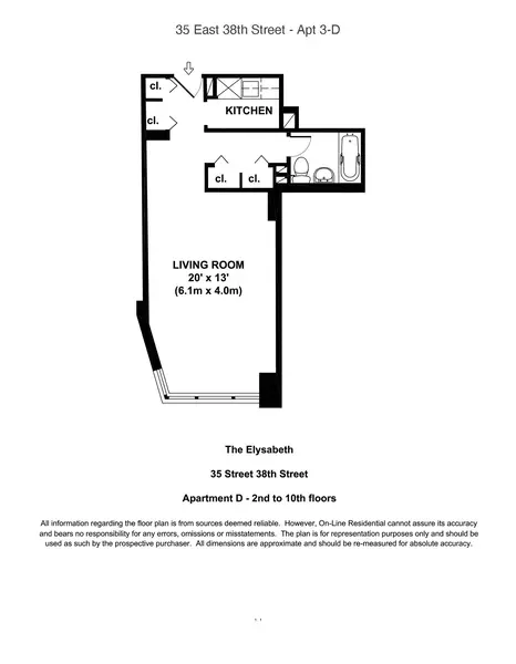 Studio Apartment for rent in Murray Hill - Manhattan, New York