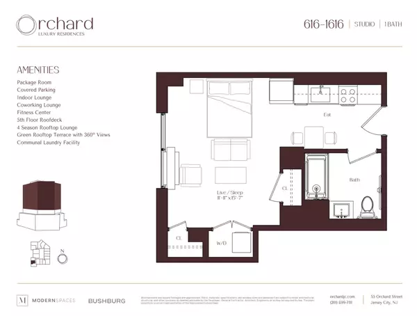 Studio Apartment for rent in Jersey City - Jersey City / Hoboken, New York