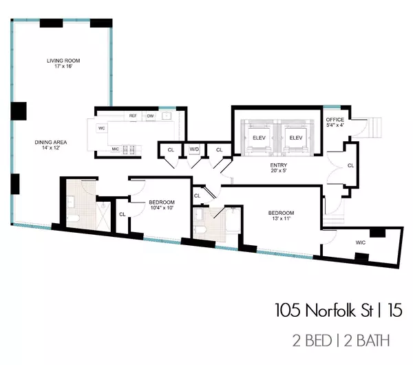 2 bedrooms apartment for rent in Lower East Side - Manhattan, New York