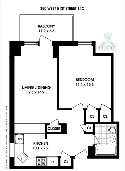 Studio Apartment for rent in Midtown West - Manhattan, New York