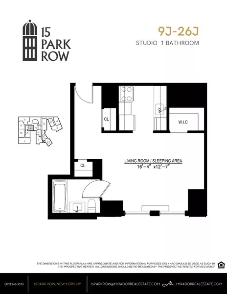 Studio Apartment for rent in FiDi - Manhattan, New York