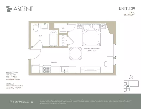 Studio Apartment for rent in Jersey City - Jersey City / Hoboken, New York