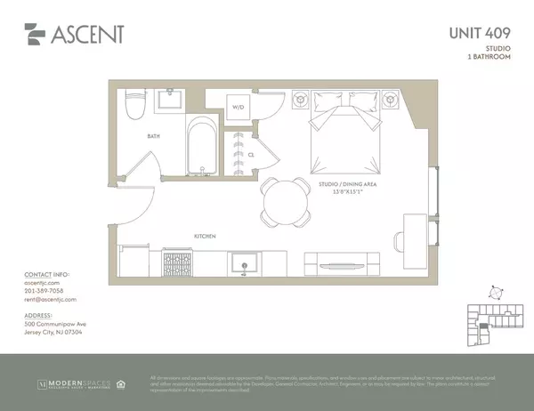 Studio Apartment for rent in Jersey City - Jersey City / Hoboken, New York