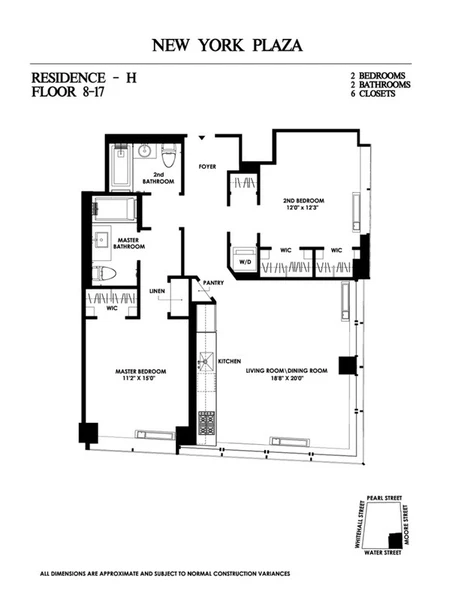 2 bedrooms apartment for rent in FiDi - Manhattan, New York