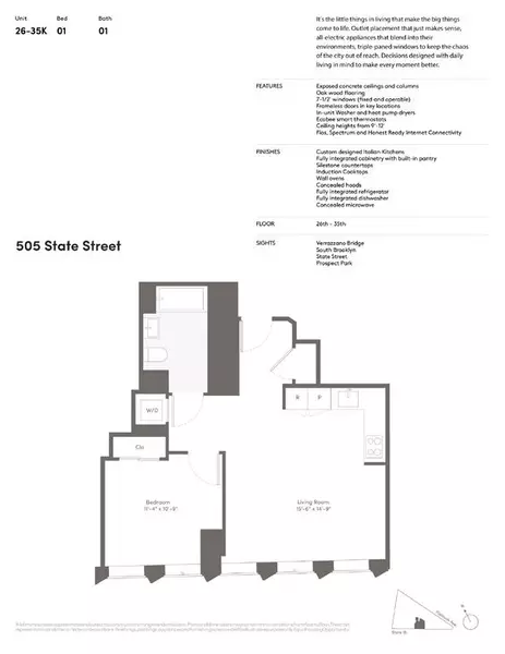 1 bedroom apartment for rent in Boerum Hill - Brooklyn, New York