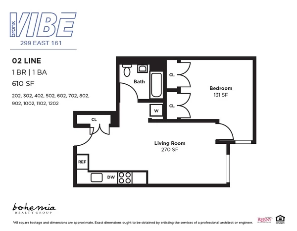 1 bedroom apartment for rent in Concourse Village - The Bronx, New York