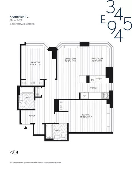 2 bedrooms apartment for rent in Upper East Side - Manhattan, New York