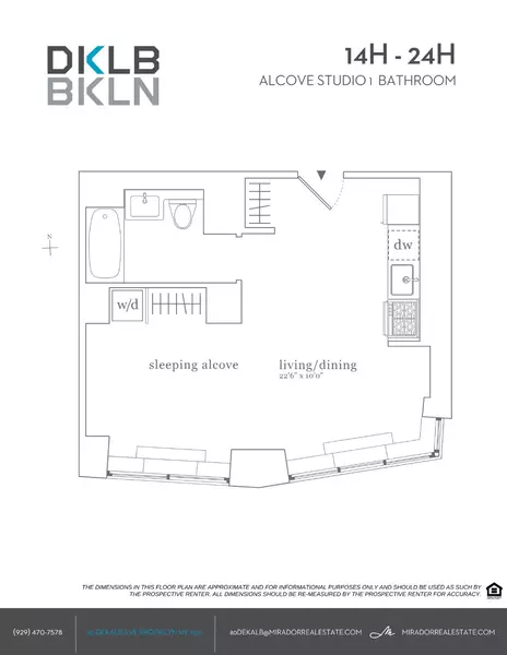 Studio Apartment for rent in Fort Greene - Brooklyn, New York