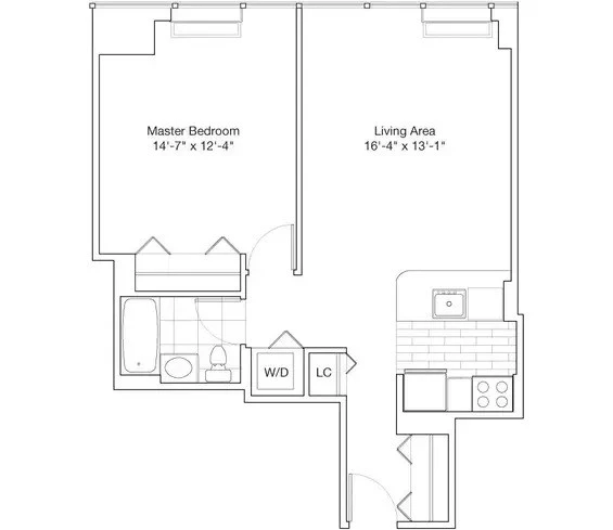 1 bedroom apartment for rent in Chelsea - Manhattan, New York