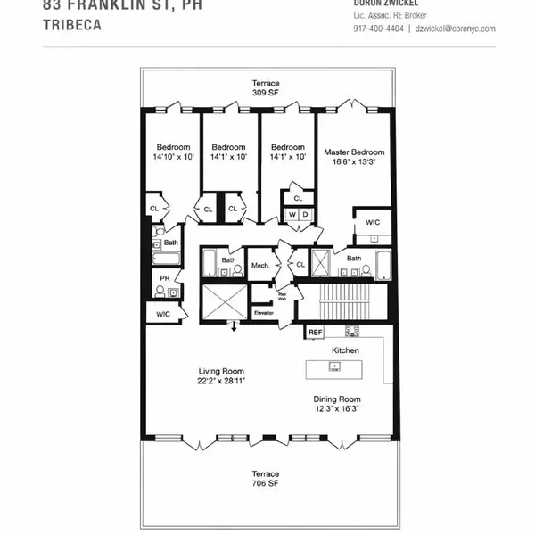 4 bedrooms apartment for rent in Tribeca - Manhattan, New York