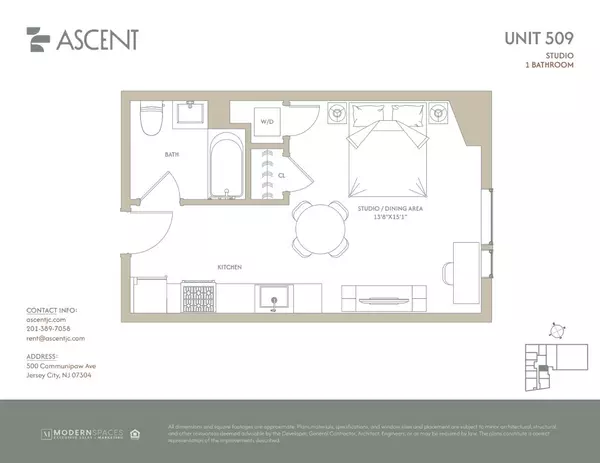 Studio Apartment for rent in Jersey City - Jersey City / Hoboken, New York