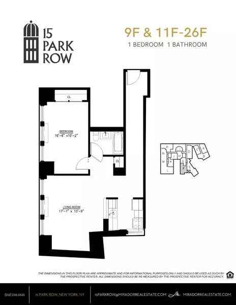 1 bedroom apartment for rent in FiDi - Manhattan, New York