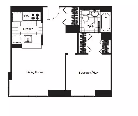 1 bedroom apartment for rent in Chelsea - Manhattan, New York