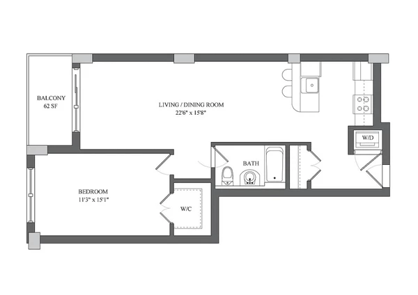 1 bedroom apartment for rent in Forest Hills - Queens, New York