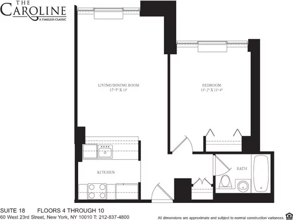 1 bedroom apartment for rent in Flatiron - Manhattan, New York