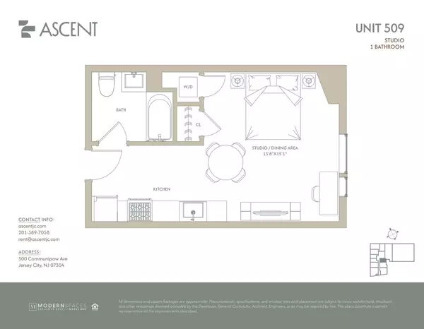 Studio Apartment for rent in Jersey City - Jersey City / Hoboken, New York