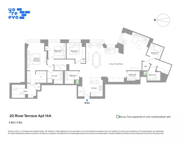 4 bedrooms apartment for rent in Battery Park - Manhattan, New York