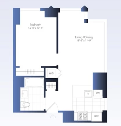 1 bedroom apartment for rent in Midtown West - Manhattan, New York
