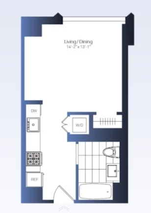 Studio Apartment for rent in Midtown West - Manhattan, New York