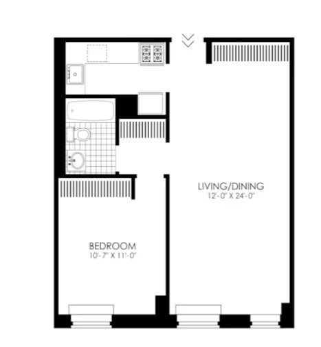 1 bedroom apartment for rent in Midtown West - Manhattan, New York