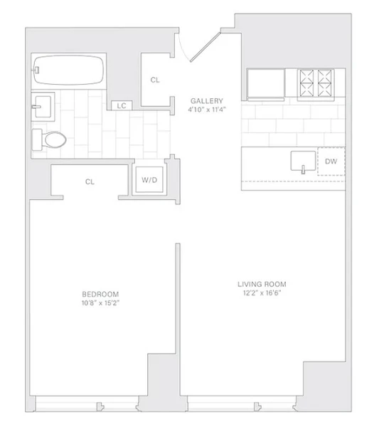 1 bedroom apartment for rent in FiDi - Manhattan, New York