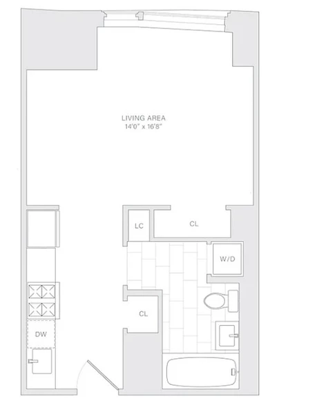 Studio Apartment for rent in FiDi - Manhattan, New York