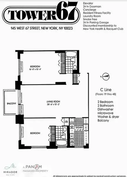 2 bedrooms apartment for rent in Upper West Side - Manhattan, New York