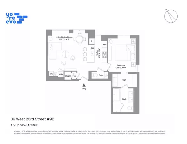 1 bedroom apartment for rent in Union Square - Manhattan, New York