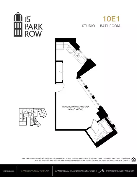 Studio Apartment for rent in FiDi - Manhattan, New York