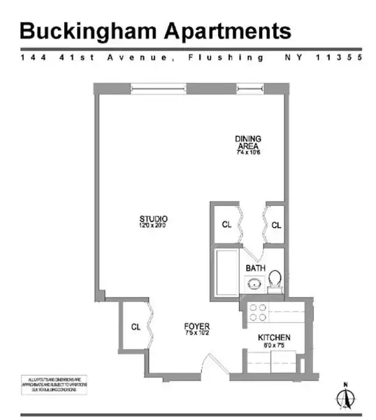 Studio Apartment for rent in Flushing - Queens, New York