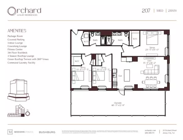 3 bedrooms apartment for rent in Jersey City - Jersey City / Hoboken, New York