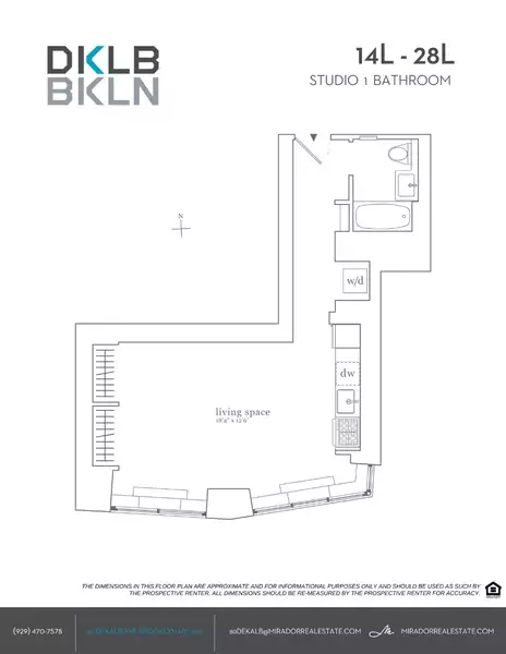 Studio Apartment for rent in Fort Greene - Brooklyn, New York