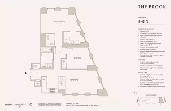 2 bedrooms apartment for rent in Downtown Brooklyn - Brooklyn, New York