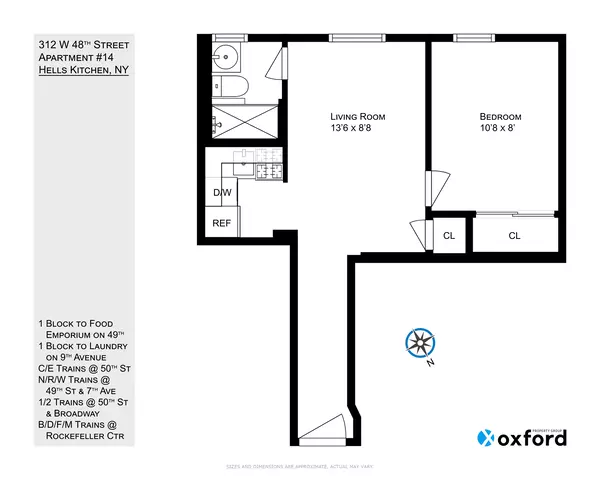 1 bedroom apartment for rent in Midtown West - Manhattan, New York