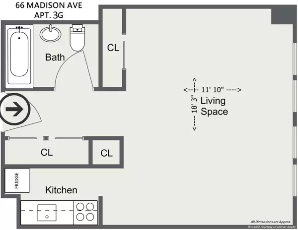 Studio Apartment for rent in Flatiron - Manhattan, New York