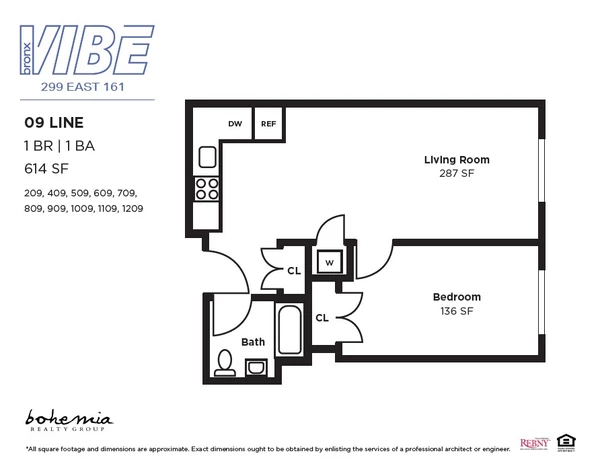 1 bedroom apartment for rent in Concourse Village - The Bronx, New York