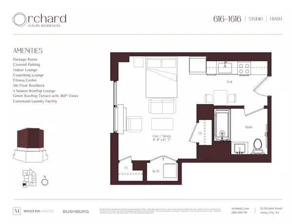 Studio Apartment for rent in Jersey City - Jersey City / Hoboken, New York