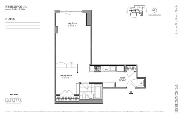 Studio Apartment for rent in Park Slope - Brooklyn, New York