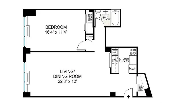 1 bedroom apartment for rent in Greenwich Village - Manhattan, New York
