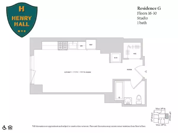 Studio Apartment for rent in Midtown West - Manhattan, New York