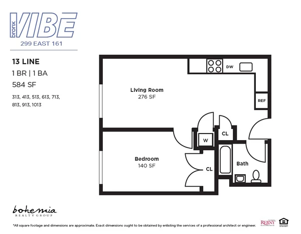 1 bedroom apartment for rent in Concourse Village - The Bronx, New York