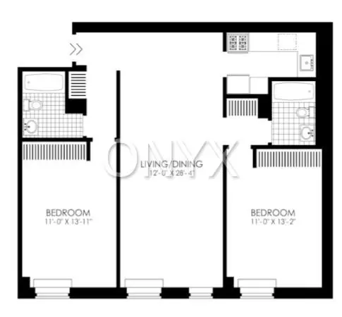 2 bedrooms apartment for rent in Midtown West - Manhattan, New York