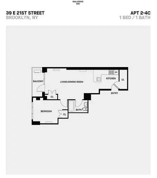 1 bedroom apartment for rent in Flatbush Ditmas Park - Brooklyn, New York