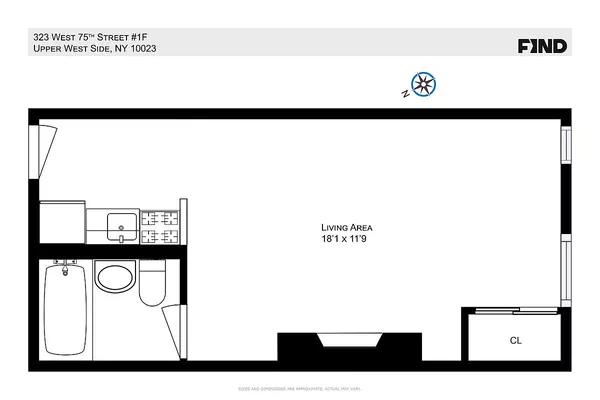 Studio Apartment for rent in Upper West Side - Manhattan, New York