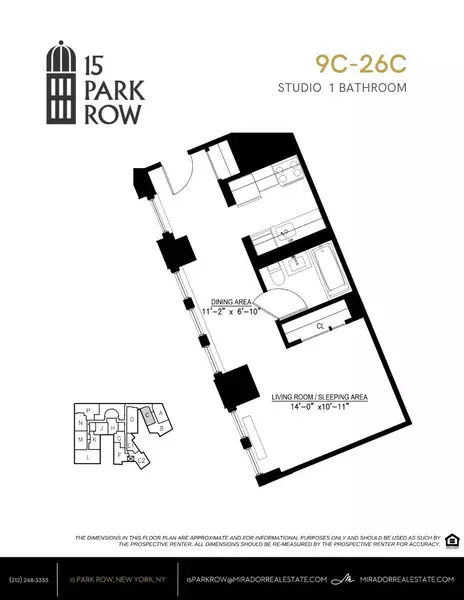 Studio Apartment for rent in FiDi - Manhattan, New York