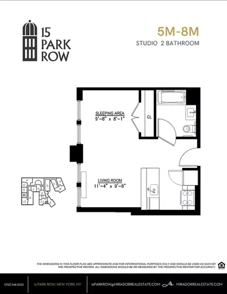 Studio Apartment for rent in FiDi - Manhattan, New York