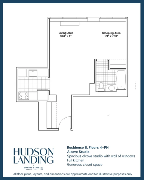 Studio Apartment for rent in Midtown West - Manhattan, New York