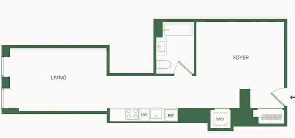 1 bedroom apartment for rent in FiDi - Manhattan, New York