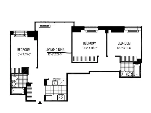 3 bedrooms apartment for rent in FiDi - Manhattan, New York