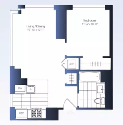 1 bedroom apartment for rent in Midtown West - Manhattan, New York